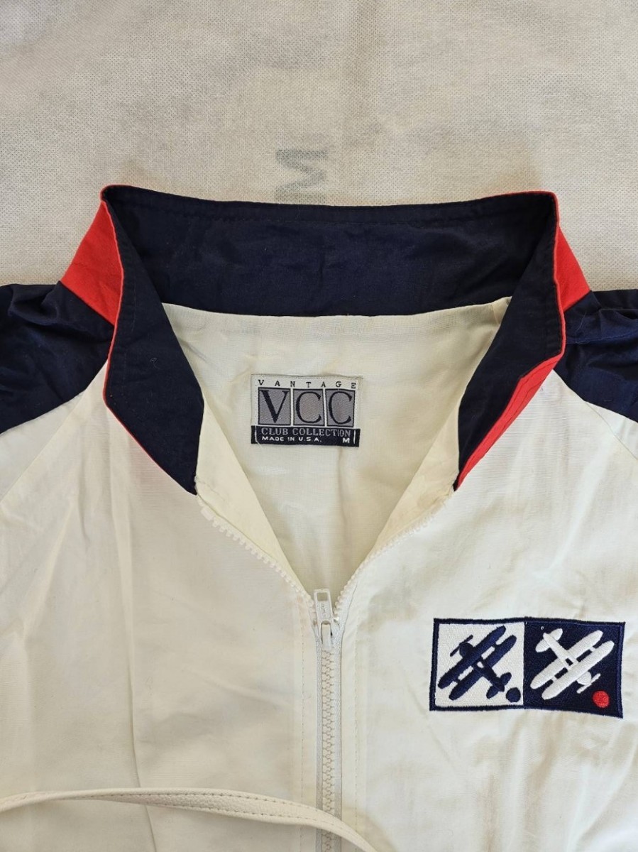 【送料無料】メンズヴィンテージジャケット ブルゾン ナイロンジャケット 古着 90年代 no.44_画像3