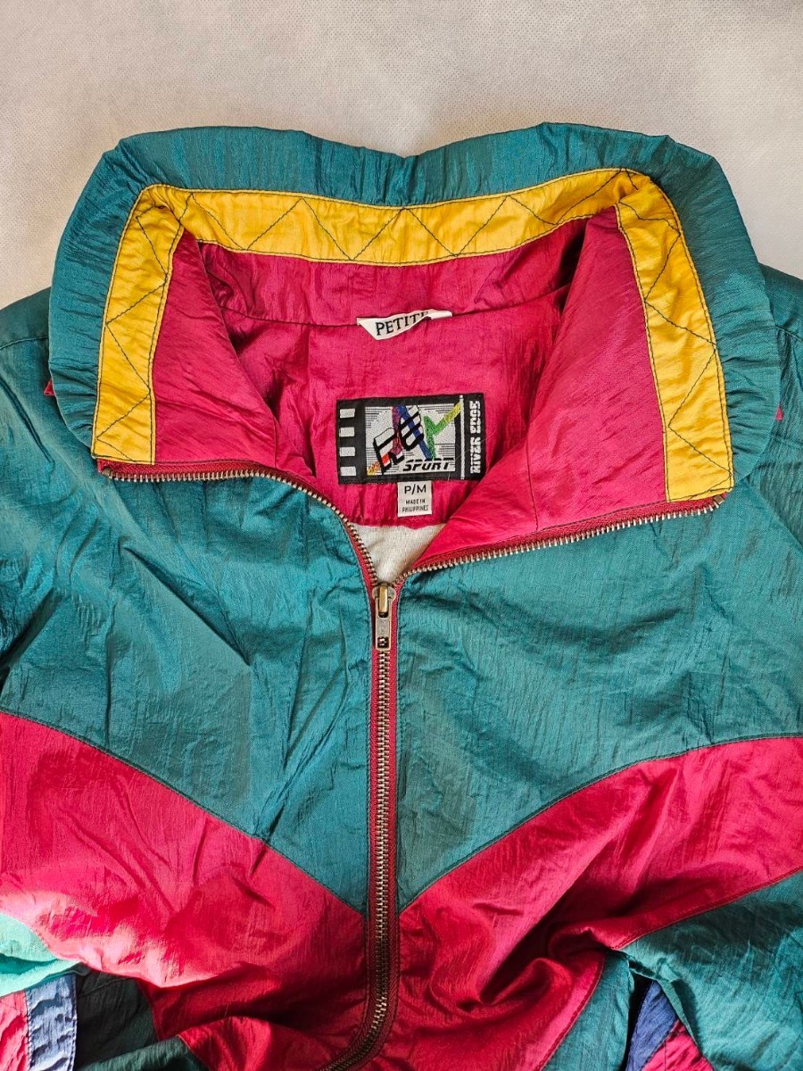 【送料無料】メンズヴィンテージジャケット ブルゾン ナイロンジャケット 古着 90年代 AP-31_画像3