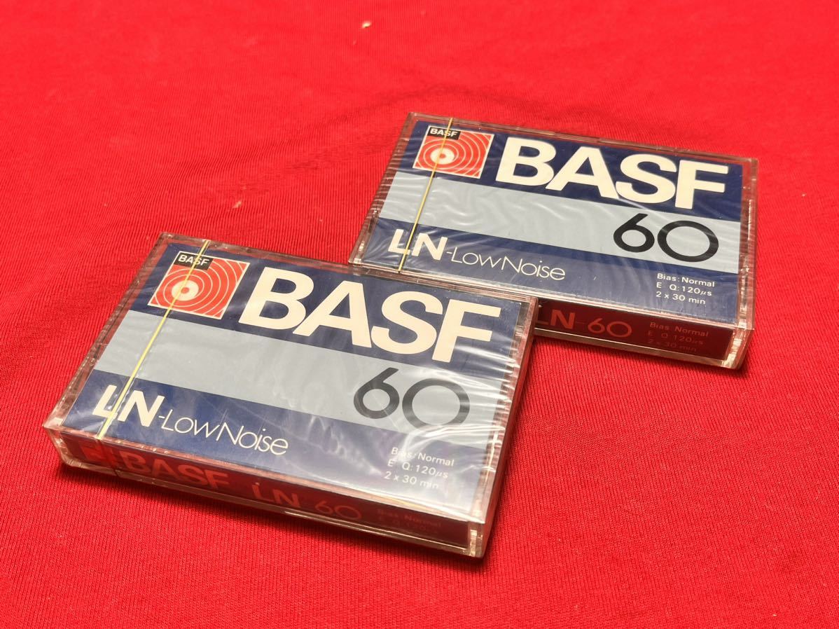 BASF 60 カセットテープ 未開封品 LN low-noise 磁気製品 _画像1