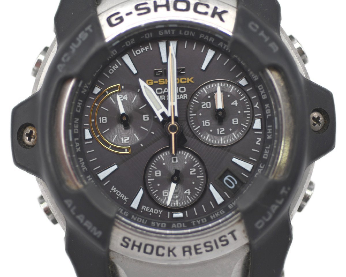 [中古品] 稼働品【CASIO】カシオ G-SHOCK GS-1000D-1AJF GIEZ 電波 タフソーラー 動作OK 中古品_画像1