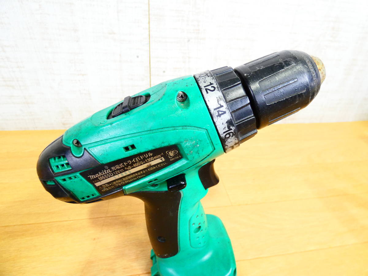 makita マキタ M655D 充電式ドライバドリル 電動工具 ※ジャンク＠80(11)_画像5