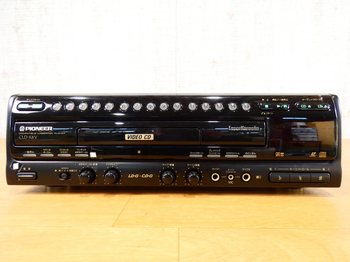 PIONEER パイオニア CLD-K8V カラオケ機器 レーザーディスクプレーヤー @120 (12)_画像1