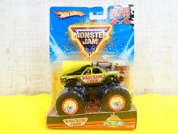 未開封！Hot wheels Monster Jam Wrecking Crew ホットウィール モンスタートラック ミニカー @送料520円(12-5)_画像1