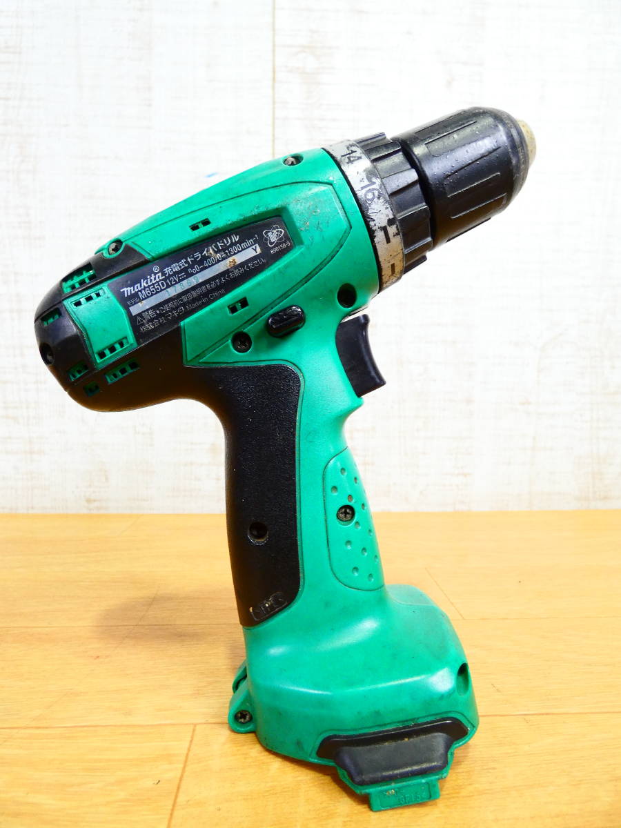 makita マキタ M655D 充電式ドライバドリル 電動工具 ※ジャンク＠80(11)_画像4