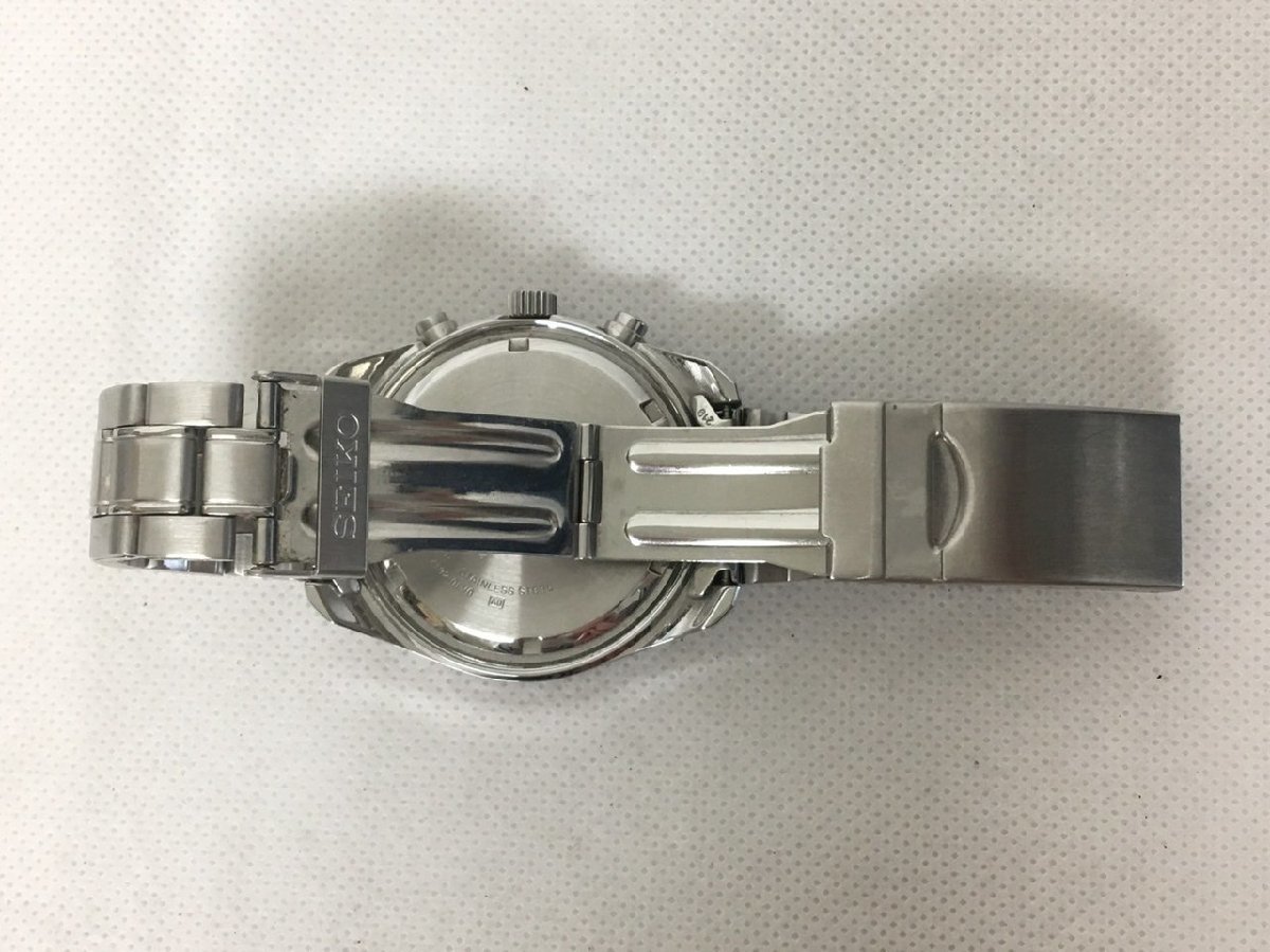【D-1487】SEIKO セイコー　クォーツ 腕時計 クロノグラフ 100M　7T92-0LV0 現状品【千円市場】_画像6