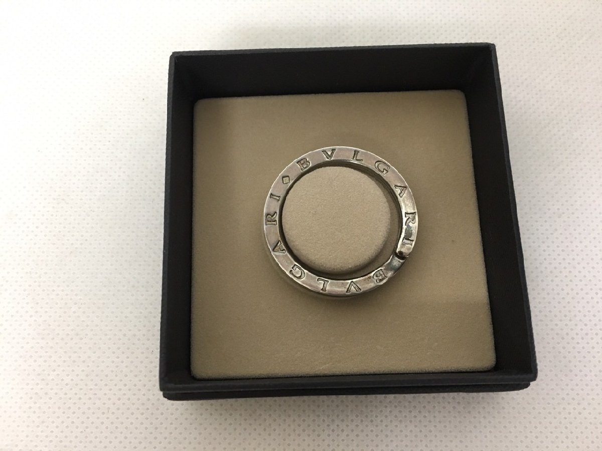 【D-1526】BVLGARI ブルガリ　キーリング　キーホルダー　シルバー　925　箱付き【千円市場】_画像2