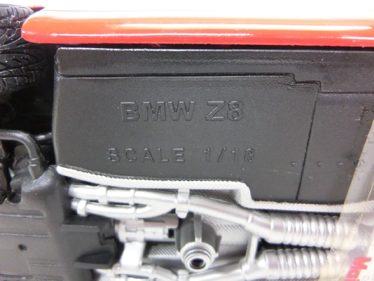 【WB-0073】マイスト/Maisto 1/18 BMW Z8 レッド 赤 現状品【千円市場】_画像7
