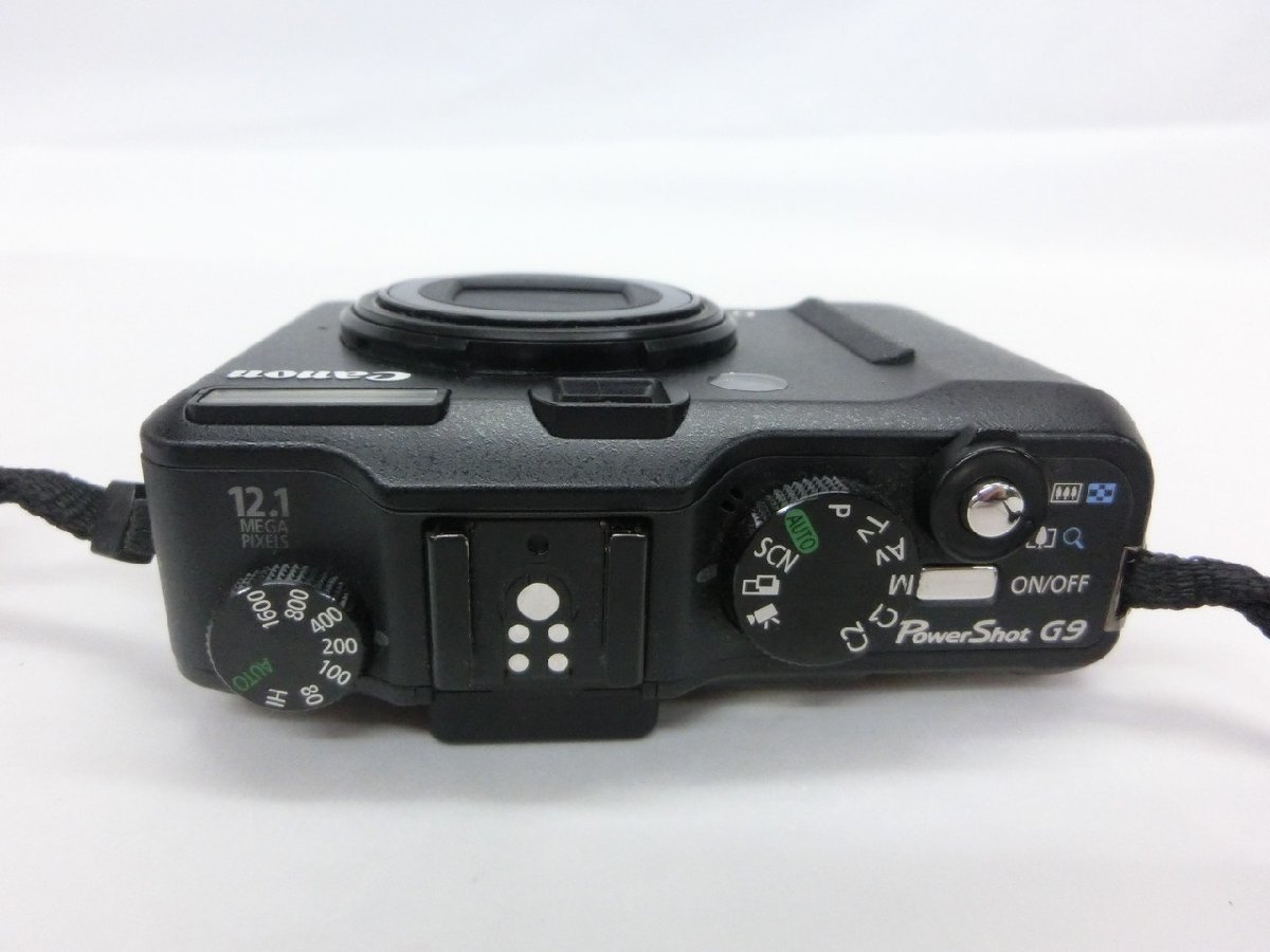 【WB-0094】Canon キャノン　デジタルカメラ　PowerShot G9 PC1250 ブラック系　コンパクト 中古/現状品【千円市場】_画像5