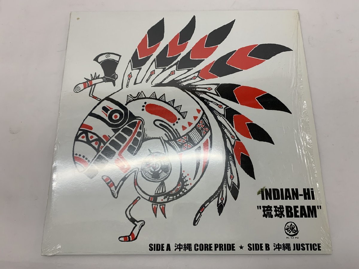 【WB-0217】LP Indian-Hi(インハイ)「琉球Beam 」LP（12インチ）/Measure Label Ltd.(MSRK4807)/Rock【千円市場】_画像4