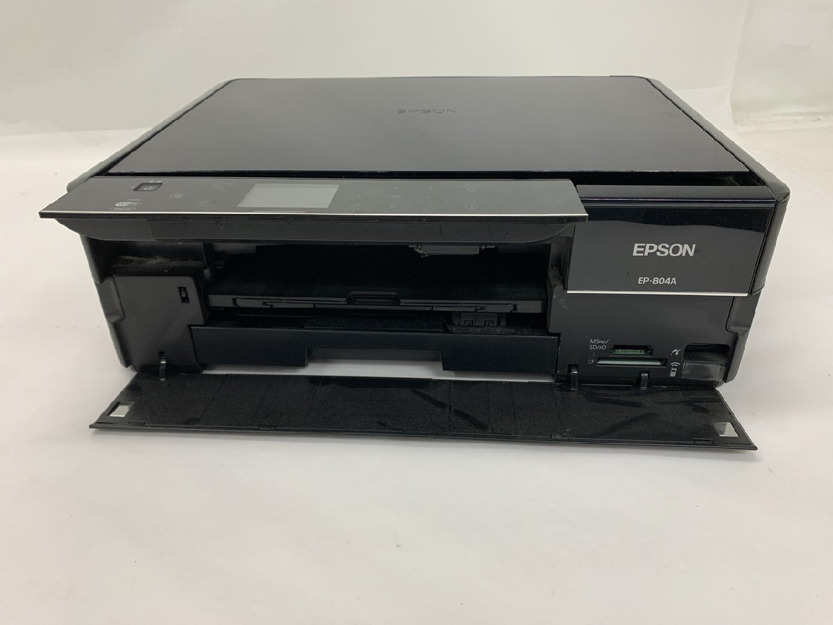 【N-5352】EPSON エプソン インクジェット プリンター EP-804A 通電のみ 現状品【千円市場】_画像5