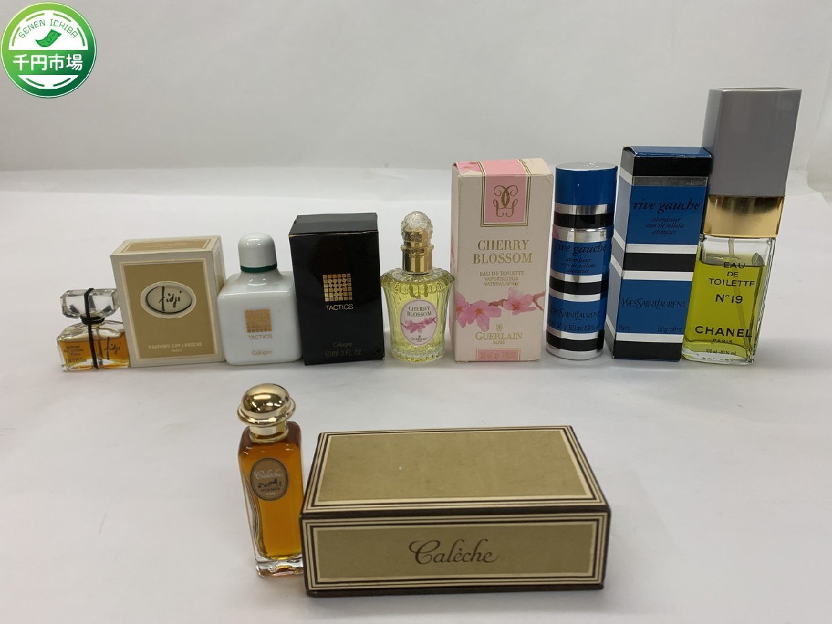 【O-5999】CHANEL シャネル No19 HERMES エルメス Caleche YSL イヴサンローラン GUERLAIN ゲラン 他 6点セット まとめ【千円市場】_画像1