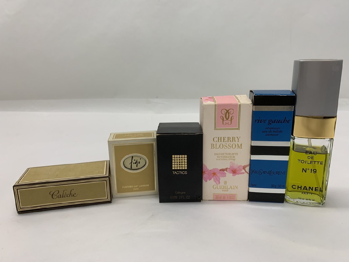 【O-5999】CHANEL シャネル No19 HERMES エルメス Caleche YSL イヴサンローラン GUERLAIN ゲラン 他 6点セット まとめ【千円市場】_画像6