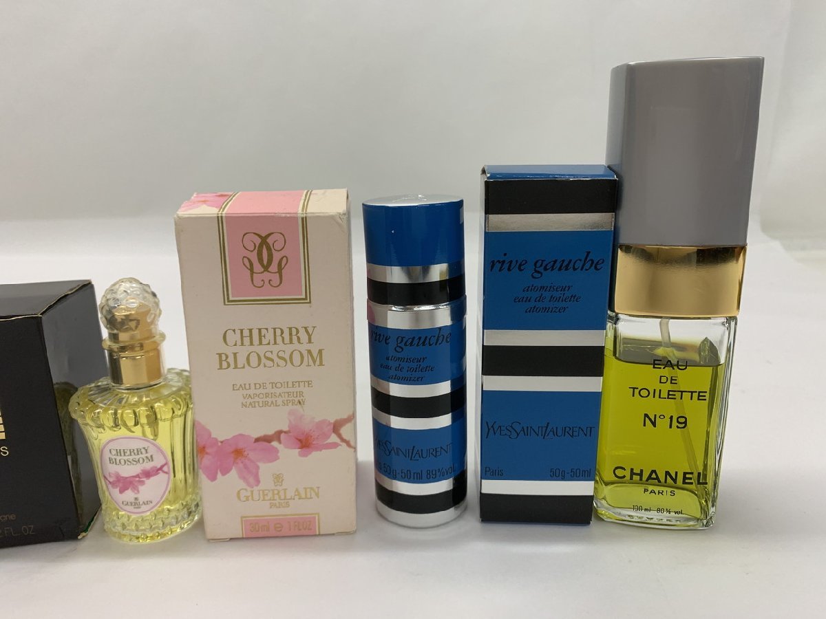 【O-5999】CHANEL シャネル No19 HERMES エルメス Caleche YSL イヴサンローラン GUERLAIN ゲラン 他 6点セット まとめ【千円市場】_画像3