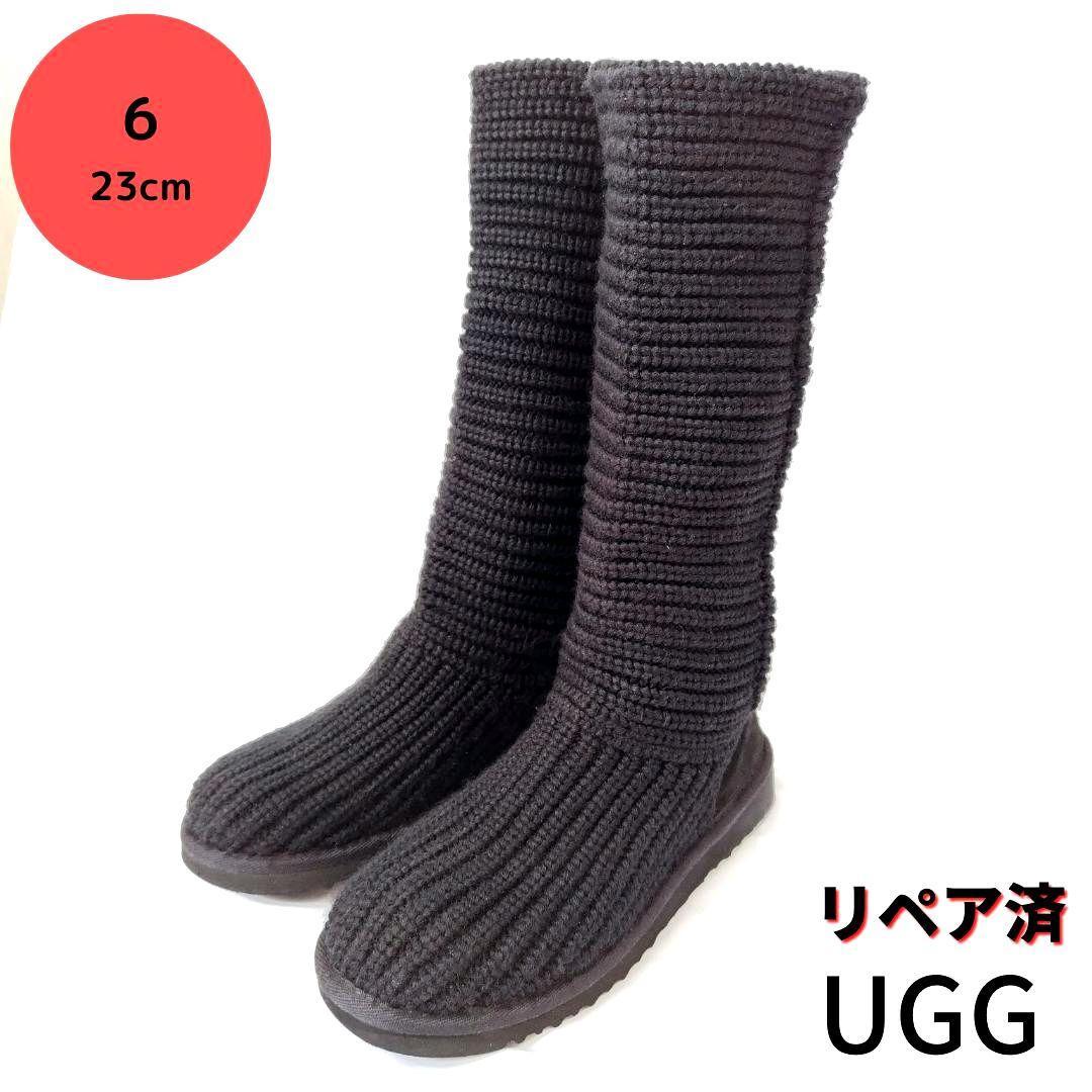 美品UGGaustralia【アグ】3ウェイ ニットブーツ 内ボア ロング_画像1