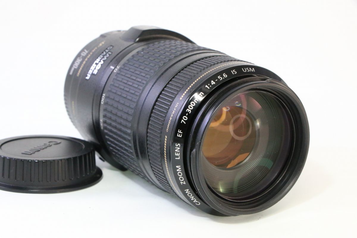 【同梱歓迎】【動作保証・点検済】良品■キヤノン Canon EF 70-300mm F4-5.6 IS USM■GGG105