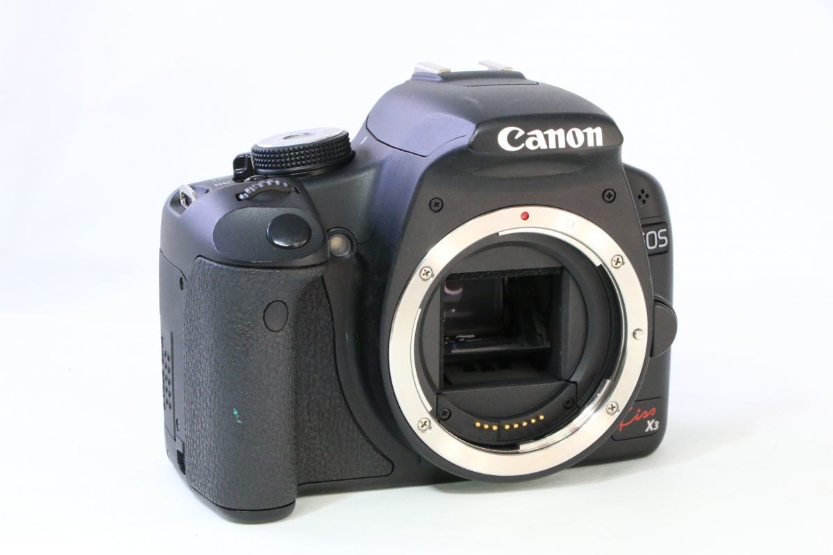 【同梱歓迎】【動作保証・点検済】良品■Canon EOS KISS X3 ボディ■バッテリーなし・チャージャーなし■GGG47_画像1