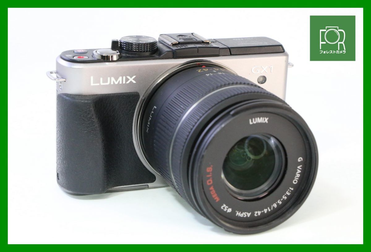 【同梱歓迎】実用■Panasonic LUMIX DMC-GX1+LUMIX G 14-42mm H-FS014042■■バッテリー付き・チャージャーなし■BBB82_画像1