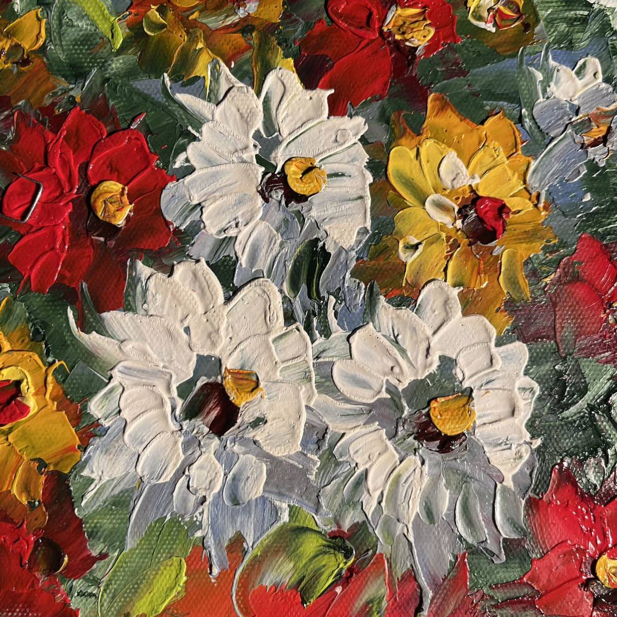 Amazon.co.jp: 手書き油絵 花瓶の花 絵画 額付き インテリア Amazon.co.jp: 手書き油絵 花瓶の花 絵画 額付き インテリア