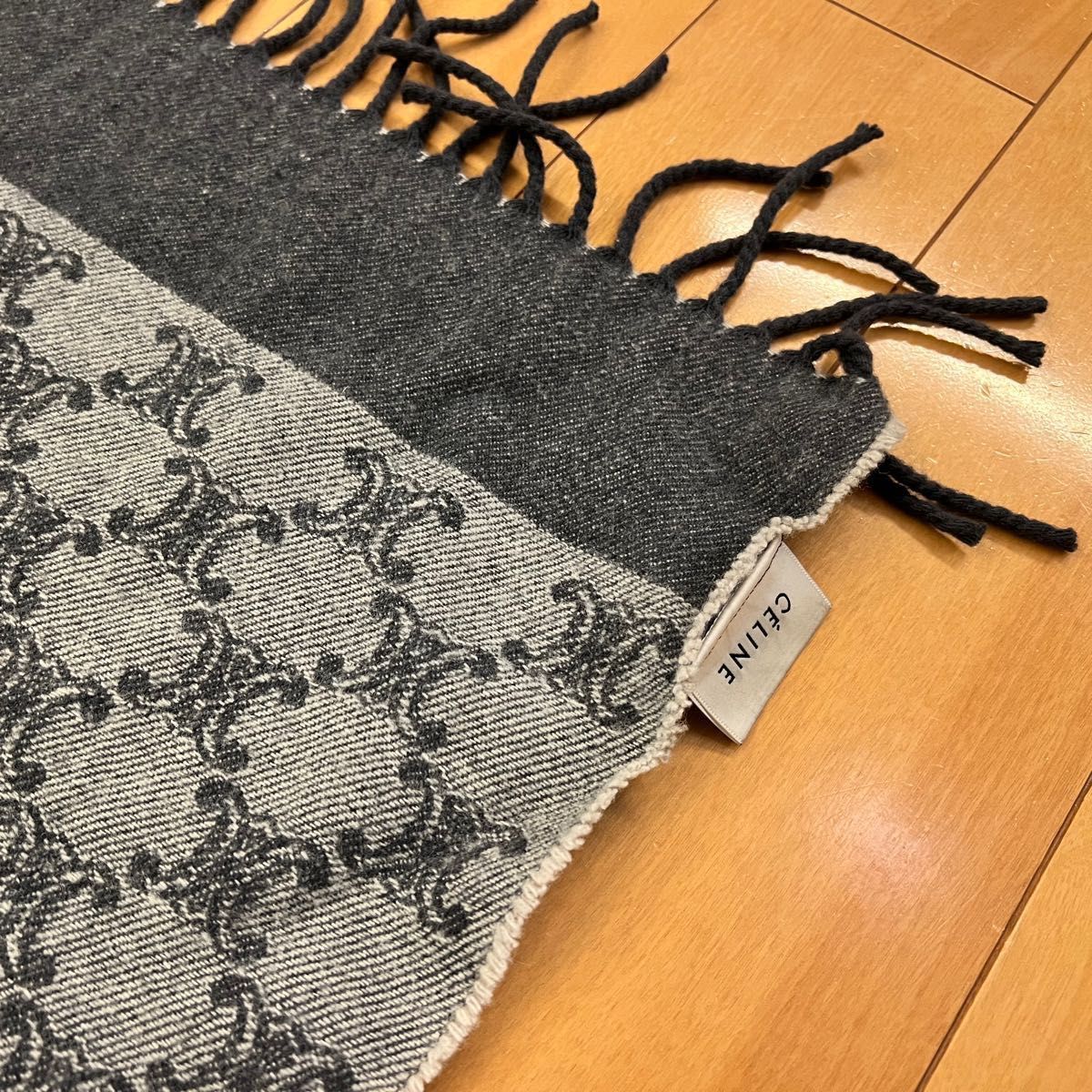 交渉歓迎 セリーヌ CELINE 70×140 ブランケット ストール 交渉歓迎 セリーヌ CELINE 70×140 ブランケット ストール