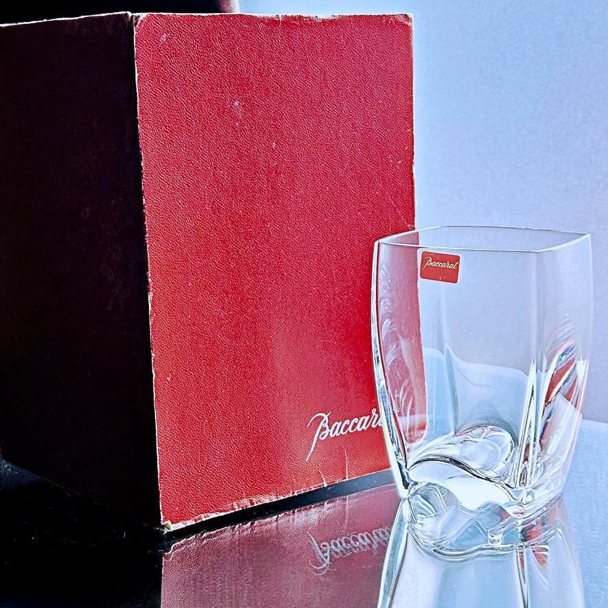 輝くオールドバカラBaccarat＊波打つモダンフラワーベース 一輪挿し 花瓶 ウォーターグラス ワイングラス 1970年フランスアンティーク_画像8