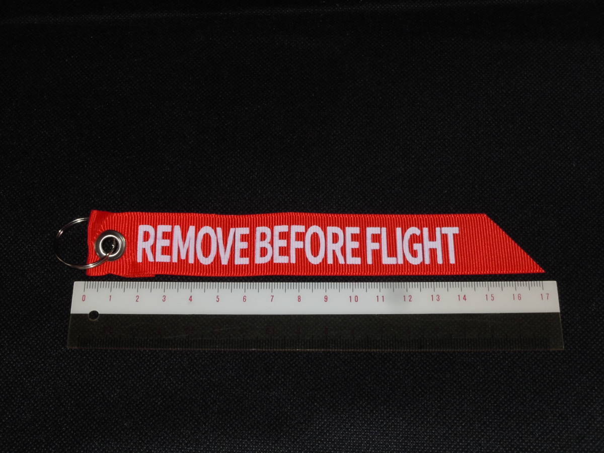 フライトタグ【REMOVE BEFORE FLIGHT】ストリーマー・キーホルダー・・・◆新品・未使用_画像4