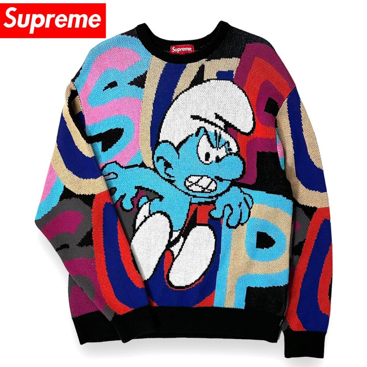 極美品】Supreme SMURFS シュプリーム 20FW Smurfs Sweater スマーフ