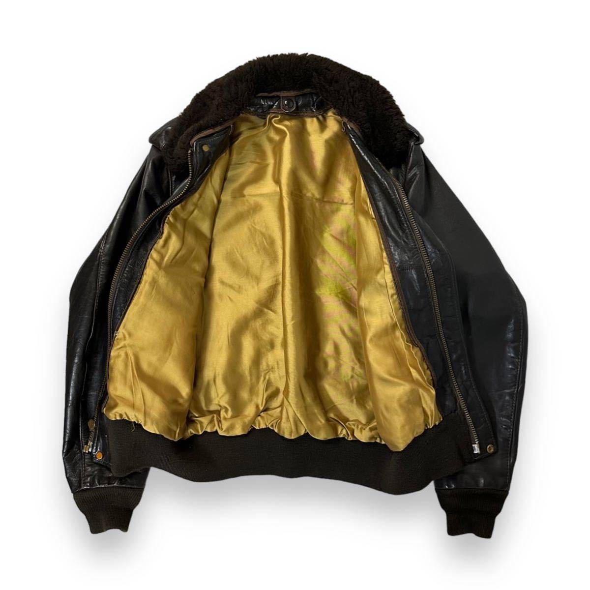 希少品】Schott ショット 184SM A-2 レザー ボンバー フライト 希少品】Schott ショット 184SM A-2 レザー ボンバー フライト