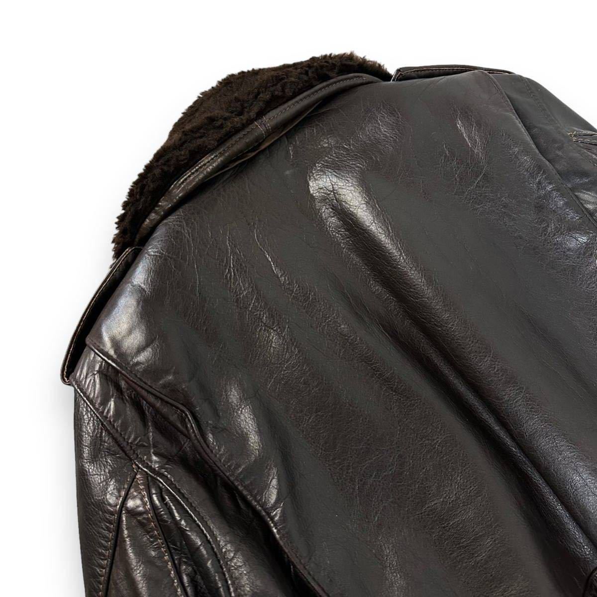 希少品】Schott ショット 184SM A-2 レザー ボンバー フライト 希少品】Schott ショット 184SM A-2 レザー ボンバー フライト