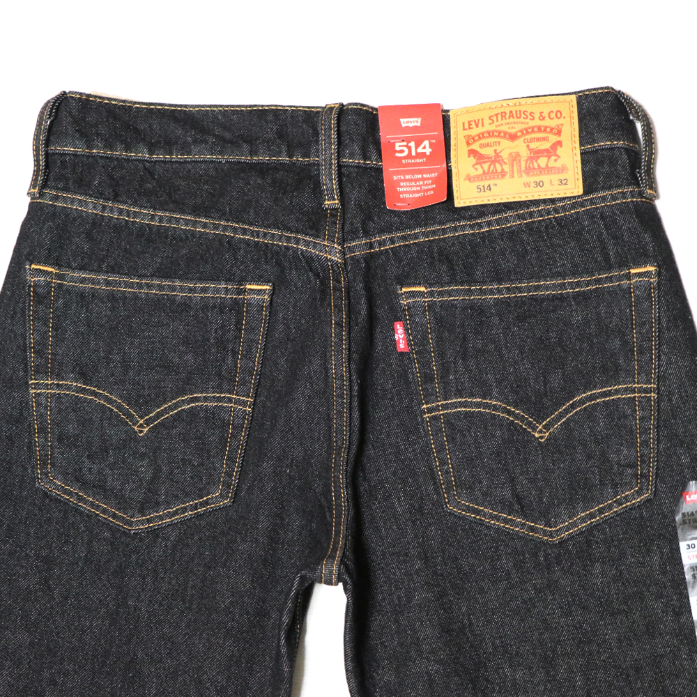 アメリカ購入品 新品 Levi's リーバイス 514 ストレート デニムパンツ インディゴブルー Ｗ30 L32_画像4