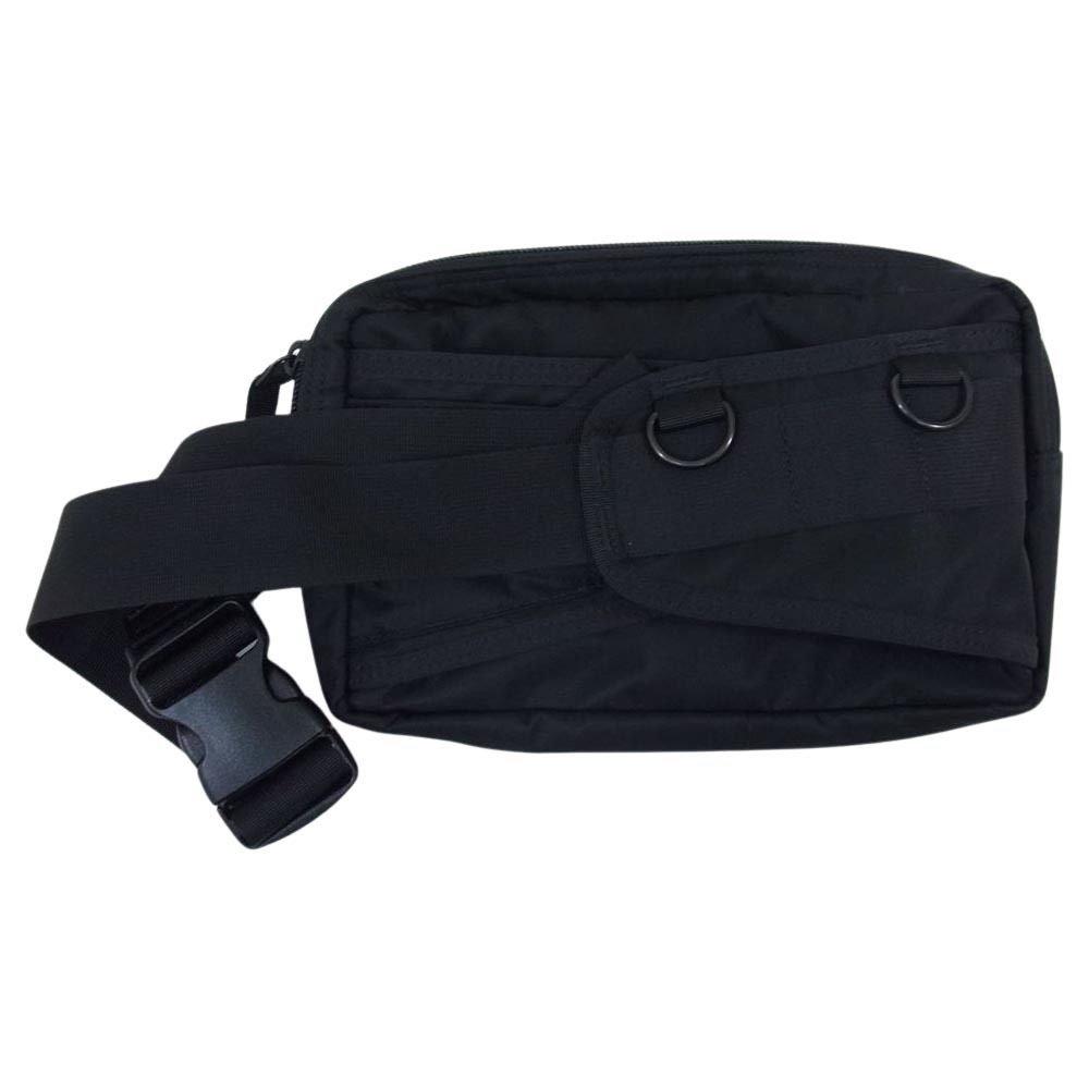 PORTER ポーター BLACK PATTERN WAISTBAG ブラックパターン ウェスト バッグ ブラック系【中古】_画像2