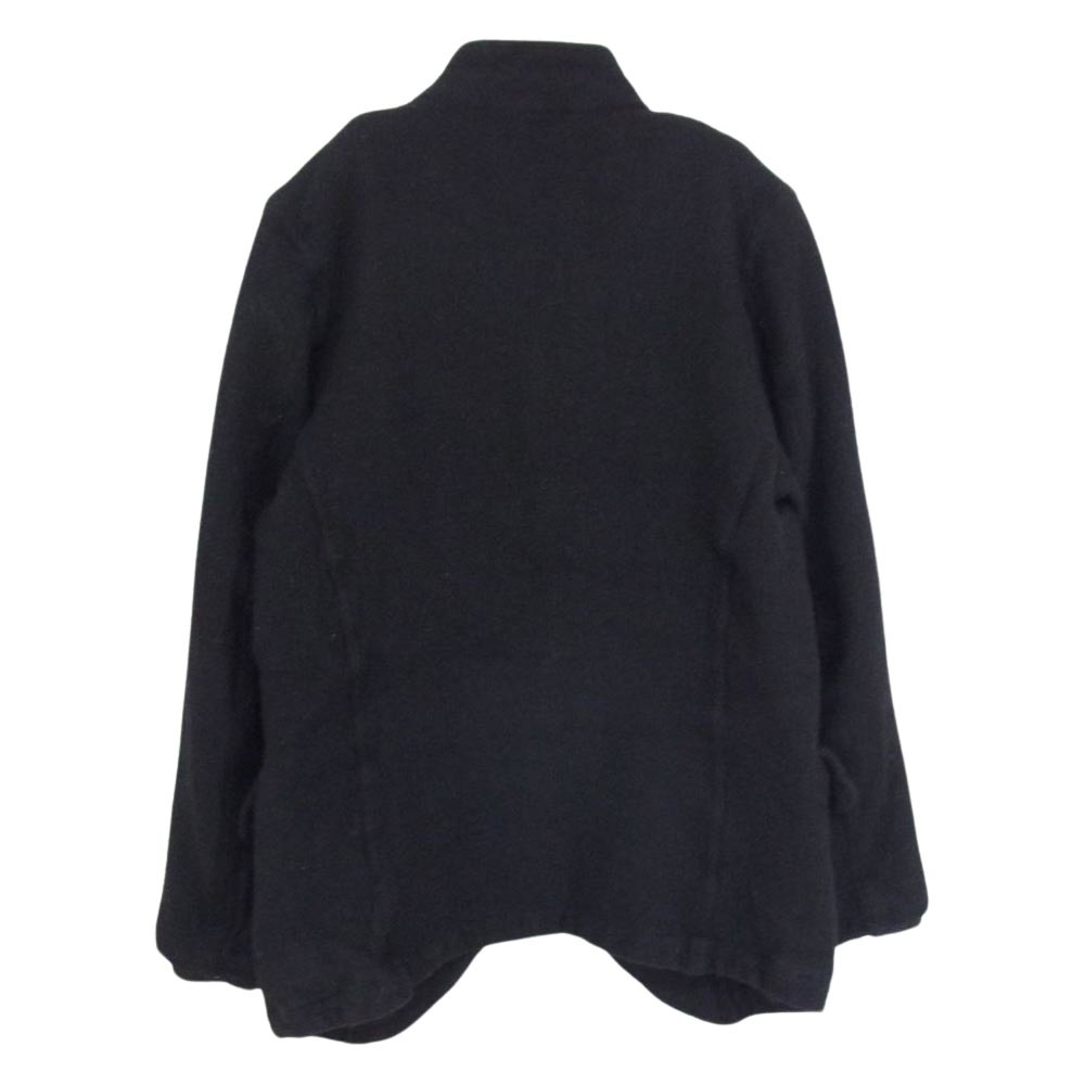 COMME des GARCONS コムデギャルソン 22AW FJ-J001 SHIRT plain broadcloth wool ウール ジャケット ブラック系 XS【中古】_画像2