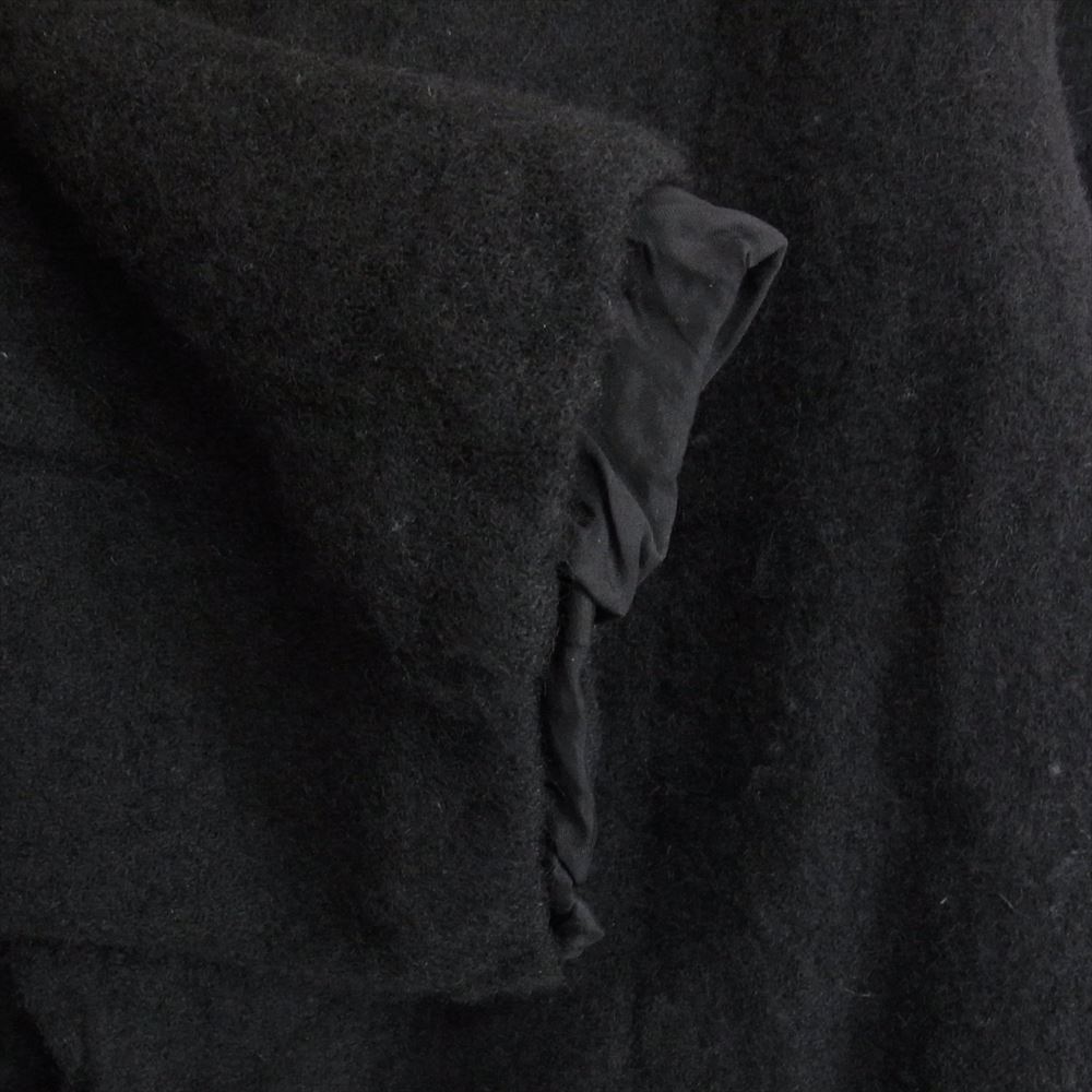 COMME des GARCONS コムデギャルソン 22AW FJ-J001 SHIRT plain broadcloth wool ウール ジャケット ブラック系 XS【中古】_画像6