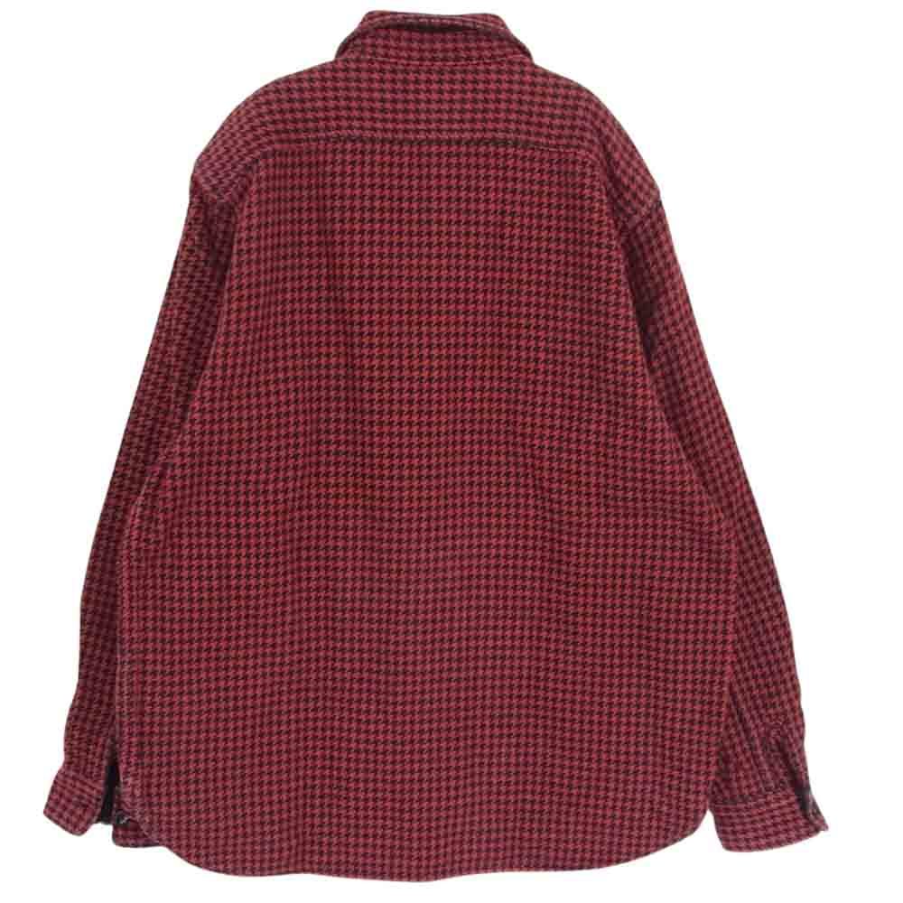 The REAL McCOY'S ザリアルマッコイズ 8HU HOUNDSTOOTH ハウンドトゥース 千鳥格子 フランネル シャツ ヘビーネル シャツ【中古】の画像2