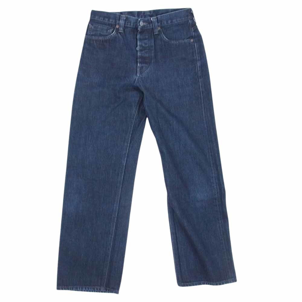 MARGARET HOWELL Margaret Howell × EDWIN Edwin button f rice ro rate Denim pants indigo blue group 29[ used ]