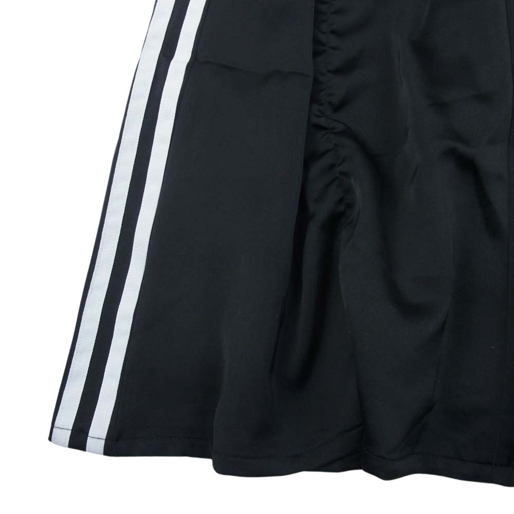 adidas アディダス FL0039 LONG SATIN SKIRT 3ストライプ サイドライン ロング サテン スカート 【中古】_画像5