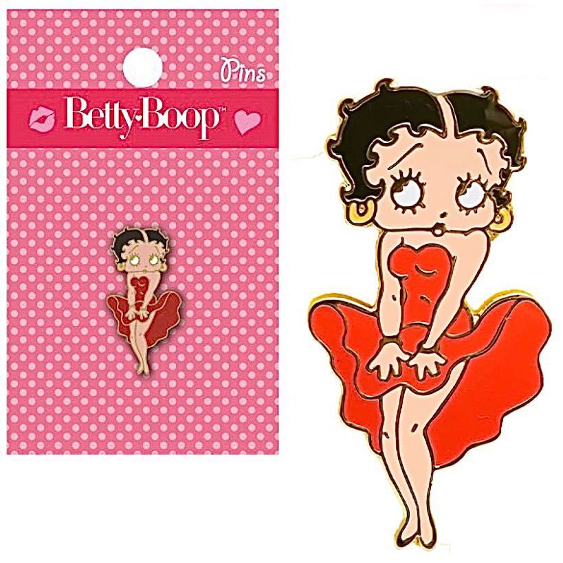 Betty Boop ベティ ブープ PINS ピンズ ピンバッジ ピンバッチ アメリカ雑貨 新品未開封 No.F_画像1