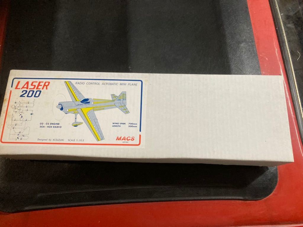 新年の贈り物 - Yahoo!オークション MACS エンジンRC / 200 LASER 1/10.5 完成品（電動）