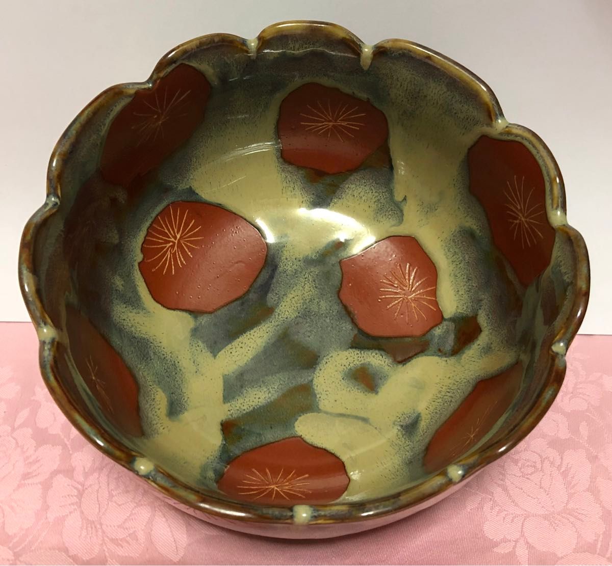 セール中 最終価格 美品 未使用鉢 美濃焼 菓子鉢 菓子器 陶器 深 セール中 最終価格 美品 未使用鉢 美濃焼 菓子鉢 菓子器 陶器 深
