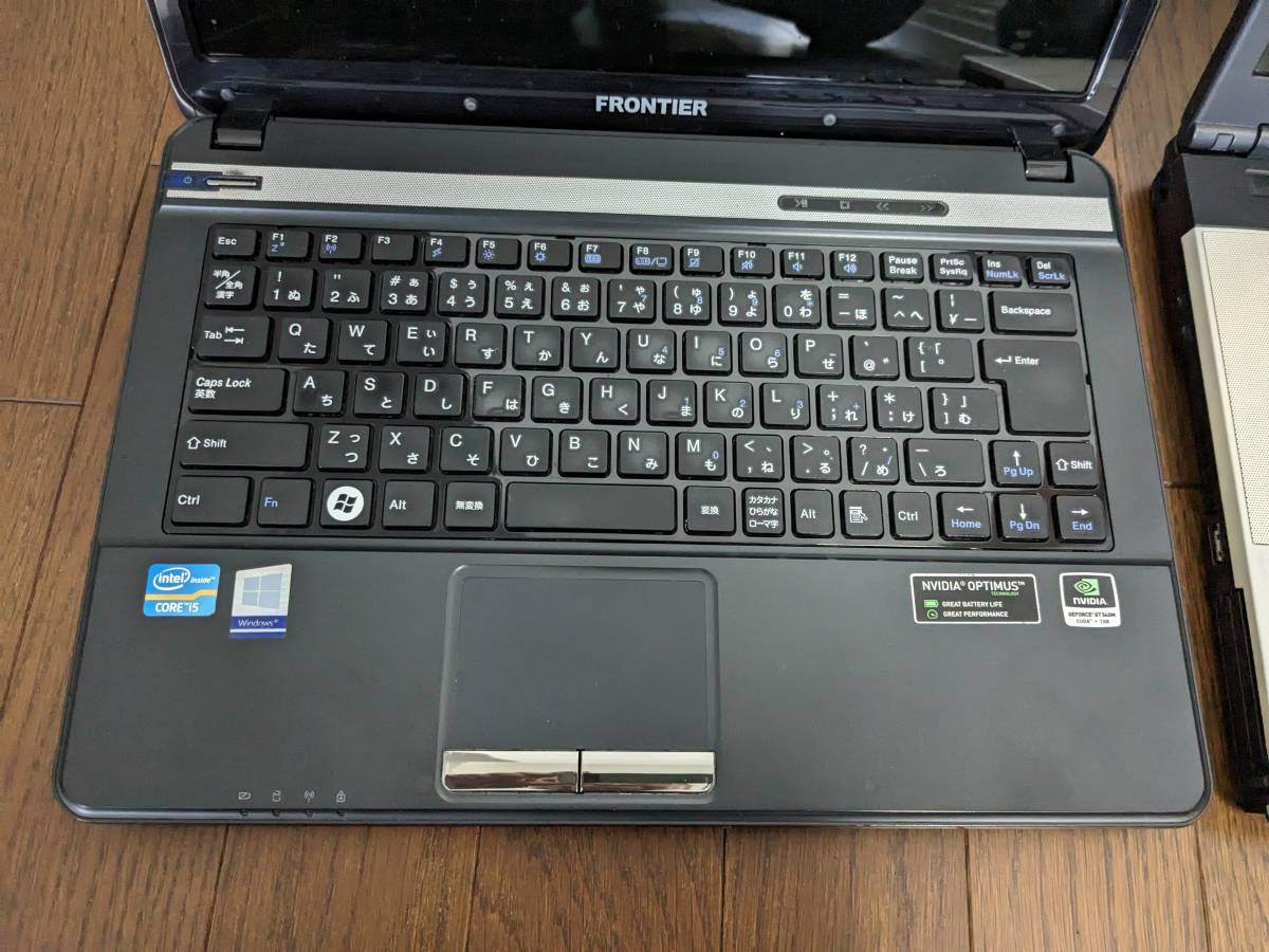 ノートパソコン 2台セット / 富士通 LIFEBOOK E780/B,FRONTIER FRNM5 / ジャンク品_画像6