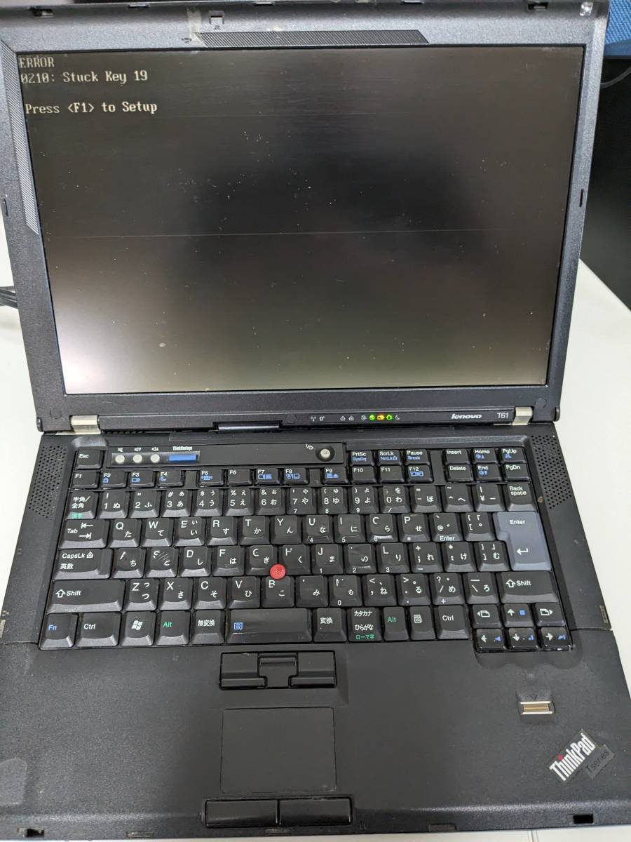 レノボ Lenovo ThinkPad 2台セット / ThinkPad T500 2242-CT0,ThinkPad T61 7658A2I / ジャンク品_画像8