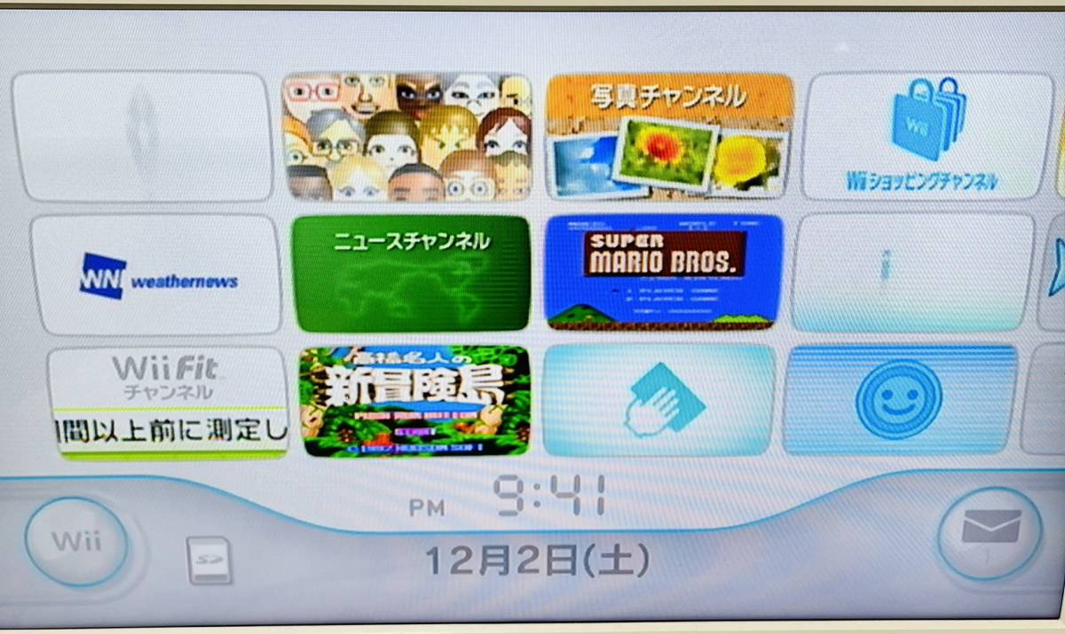 Wii 本体  VC 2本入り 高橋名人の新冒険島 スーパーマリオブラザーズ 内蔵ソフトの画像1