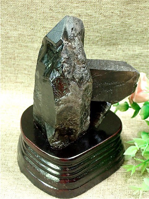 AAA級【魔除け】◆天然モリオン(黒水晶）クラスター177C6-105C76Z_画像2
