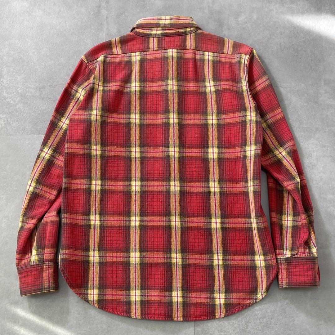 【確かな作り】KAPITAL 日本製 ワークシャツ チェック柄 ラウンドテール_画像2