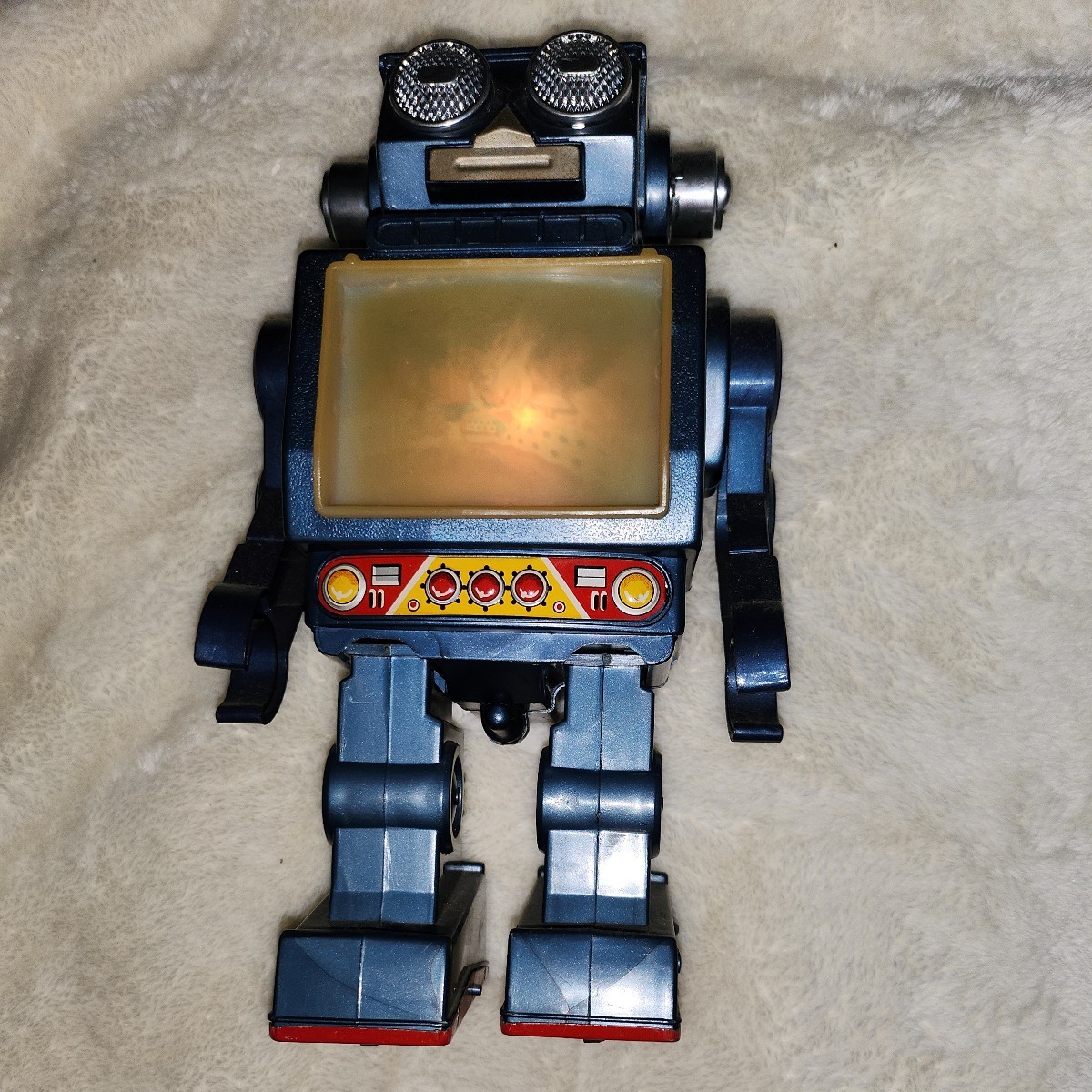 ニューテレビロボット/堀川玩具/昭和レトロ/ブリキロボット(ロボット 