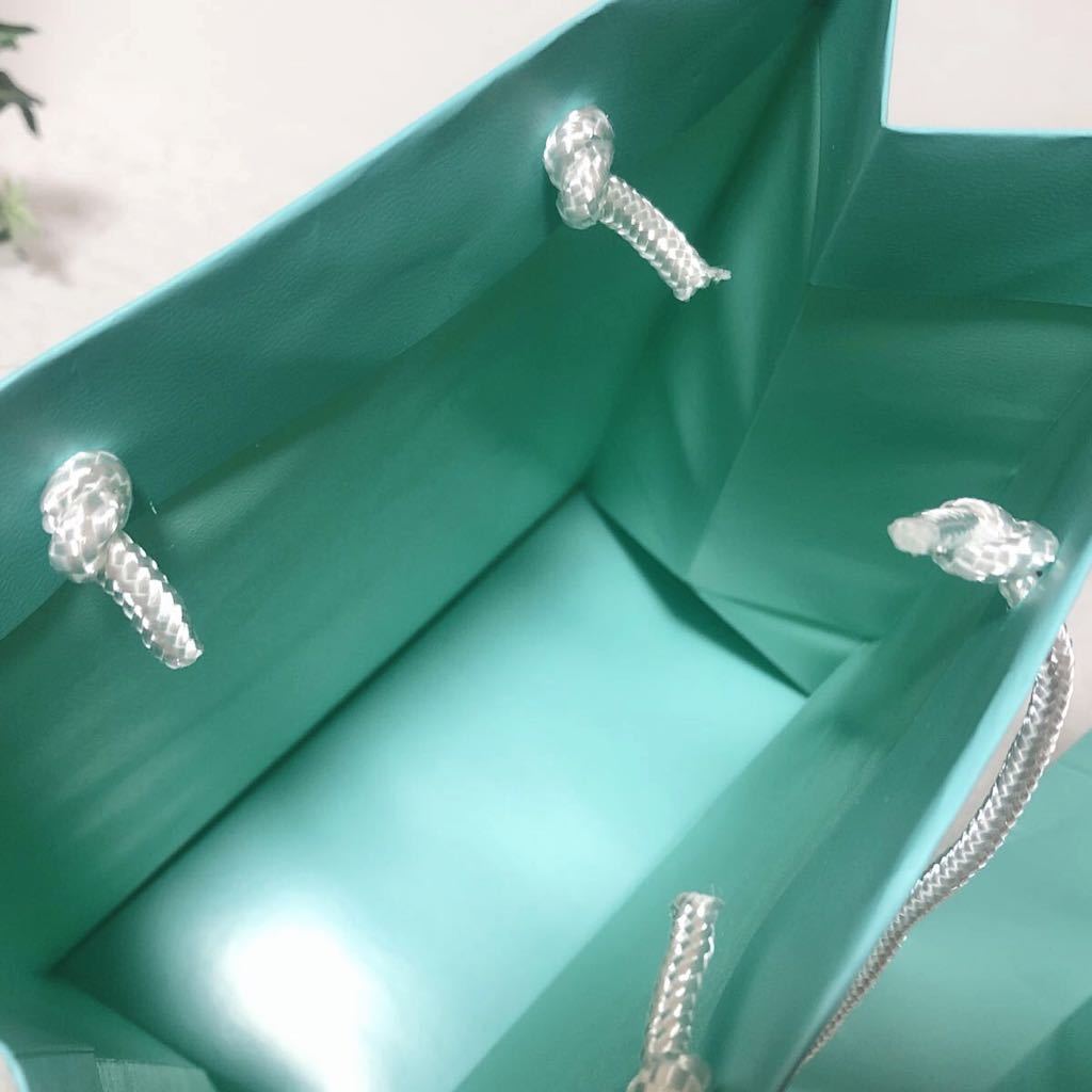 ティファニー「TIFFANY&Co.」ショッパー 2枚組 小物箱サイズ 旧型 (3024) 正規品 付属品 ショップ袋 ブランド紙袋 折らずに配送 わけありの画像5