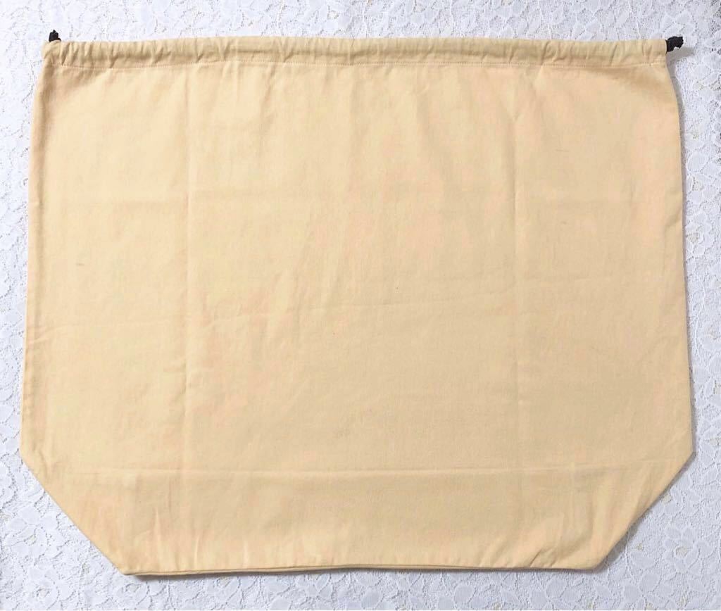 ルイヴィトン「 LOUIS VUITTON 」バッグ保存袋 旧型(3279）正規品 付属品 内袋 布袋 巾着袋 43(平置き62)×50×17cm マチあり 大きめ_画像2