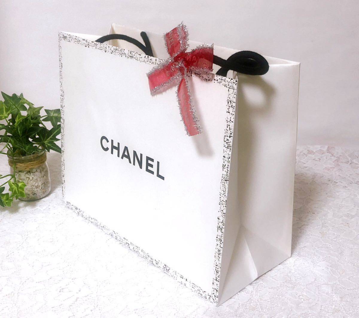 シャネル 「CHANEL」ショッパー 銀座限定 限定メッセージカード シャネル 「CHANEL」ショッパー 銀座限定 限定メッセージカード