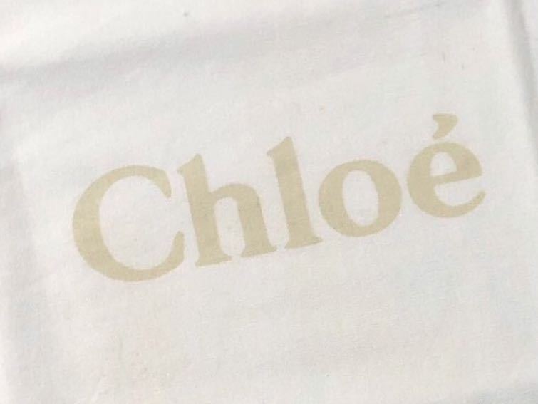 クロエ「Chloe」 バッグ保存袋（2904）正規品 付属品 内袋 布袋 巾着袋 バッグ用 布製 ホワイト 70×55cm 特大サイズ わけあり_画像3