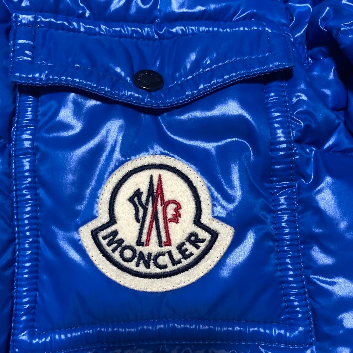 美品　MONCLER モンクレール ダウンジャケット希少色　K2  デカワッペン　メンズ　サイズ1 限定品