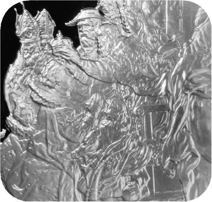 レア 限定品 世界の偉大な画家 ルーベンス 絵画 大聖堂 フランス王妃 マリー戴冠 純銀製メダル Silver925 記章 コイン コレクション 章牌